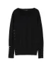 Standard Soft W/Washable Plain Stitch Side Buttoned Sweater sold by Yohji Yamamoto