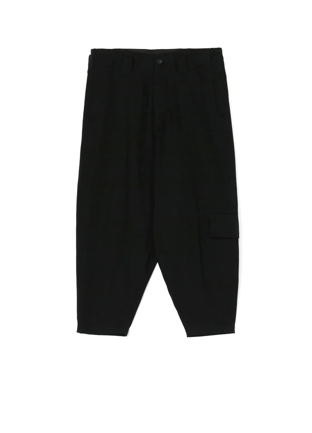 WOOL TUXEDO SIDE FLAP POCKET PANTS sold by Yohji Yamamoto