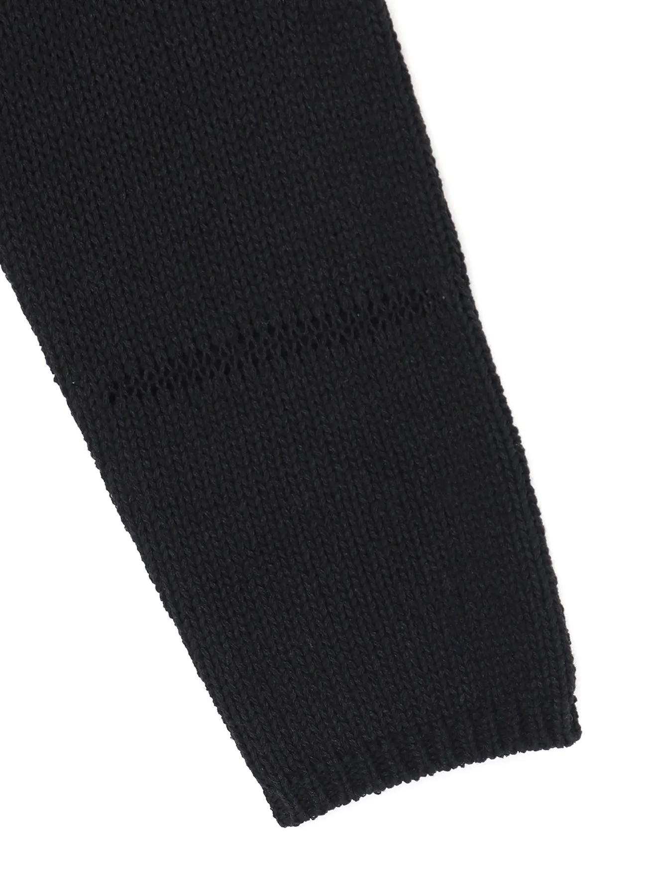 3G JERSEY STITCH DAMAGED DESIGN SHEER ROUND NECK LONG SLEEVE sold by Yohji Yamamoto product image thumbnail 5