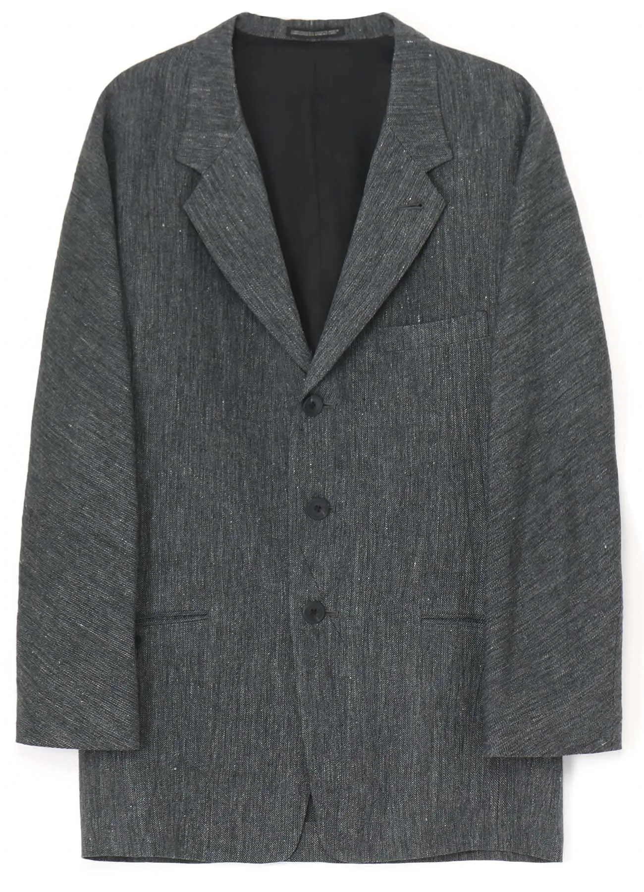FLAX TOP GABARDINE RAGLAN SLEEVE JACKET sold by Yohji Yamamoto product image thumbnail 3