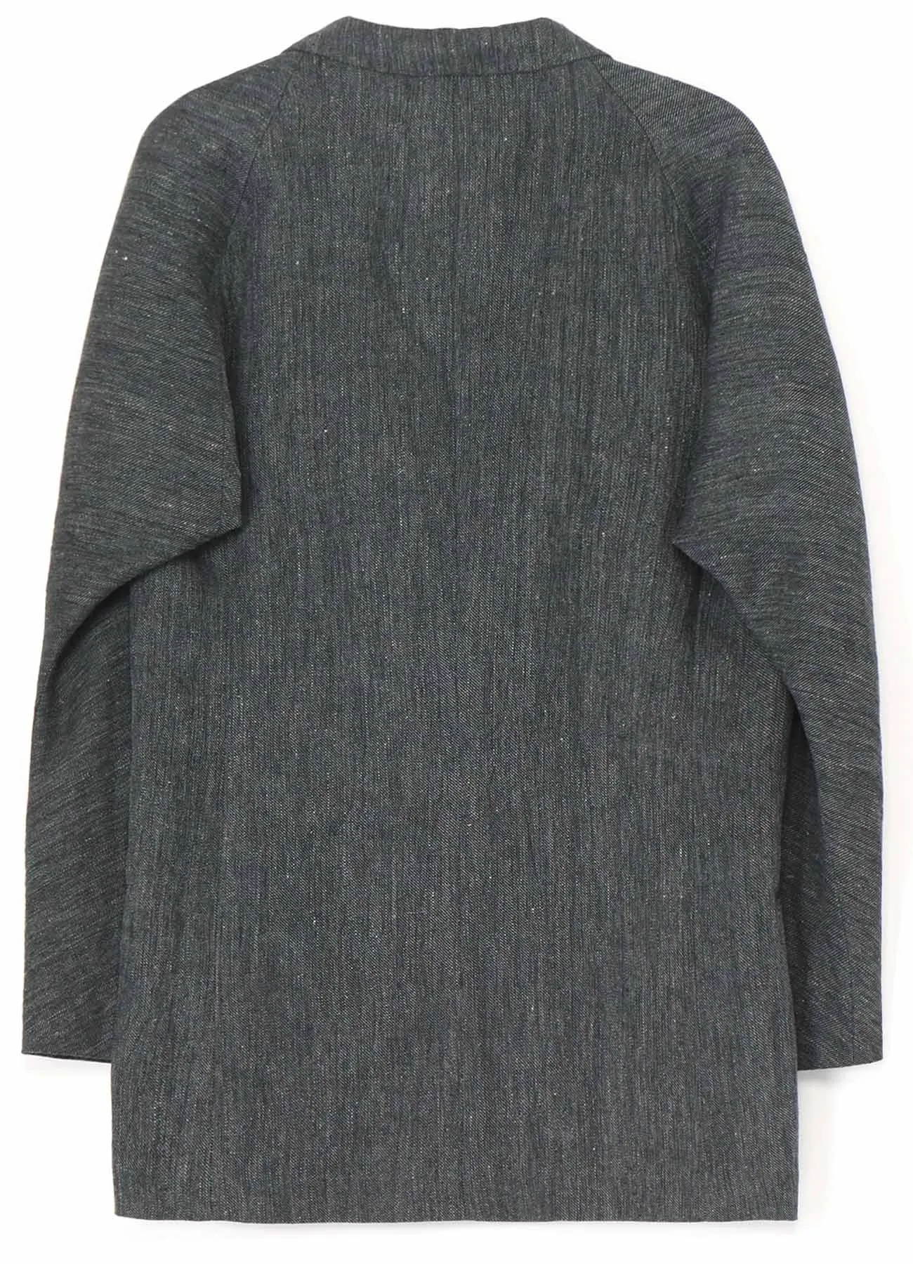 FLAX TOP GABARDINE RAGLAN SLEEVE JACKET sold by Yohji Yamamoto product image thumbnail 4