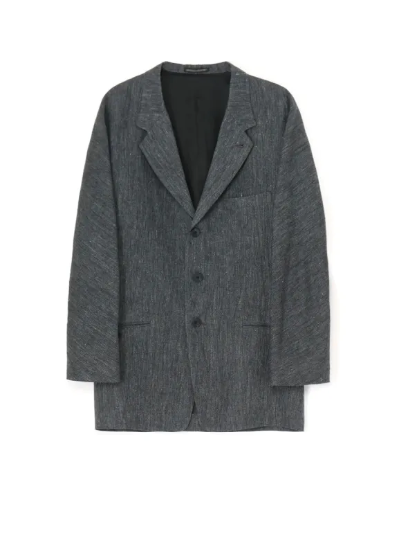 FLAX TOP GABARDINE RAGLAN SLEEVE JACKET sold by Yohji Yamamoto