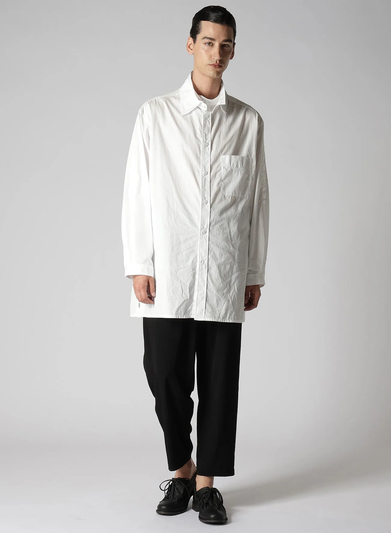 CHAIN STITCH BROARD A-CHAIN STITCH 3-LAYER COLLAR BLOUSE sold by Yohji Yamamoto product image thumbnail 3