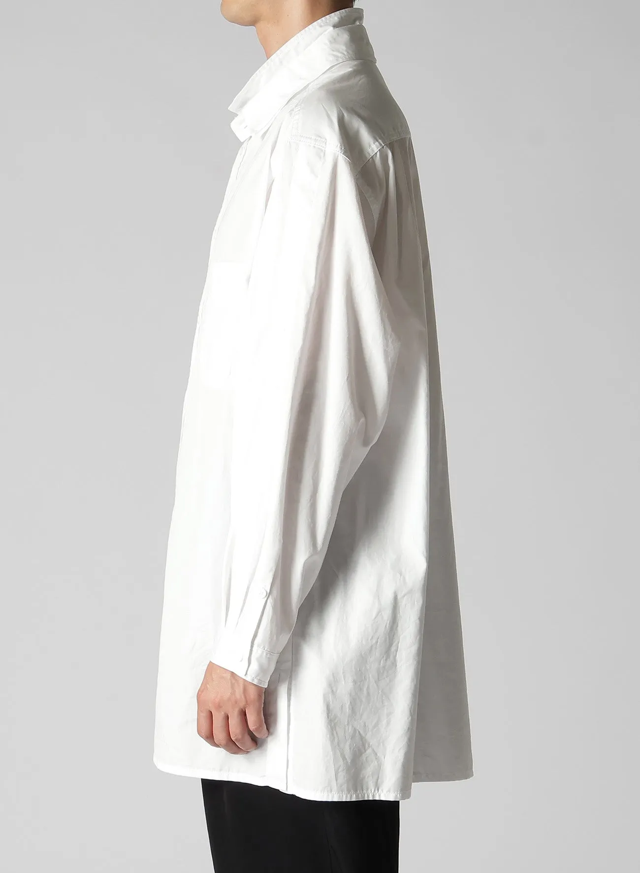 CHAIN STITCH BROARD A-CHAIN STITCH 3-LAYER COLLAR BLOUSE sold by Yohji Yamamoto product image thumbnail 4