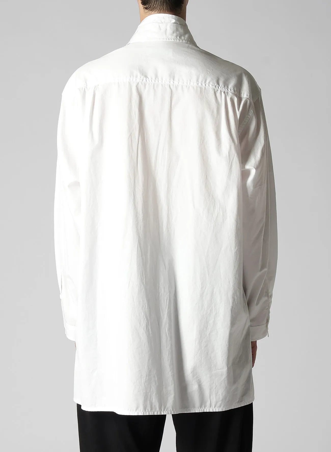 CHAIN STITCH BROARD A-CHAIN STITCH 3-LAYER COLLAR BLOUSE sold by Yohji Yamamoto product image thumbnail 5
