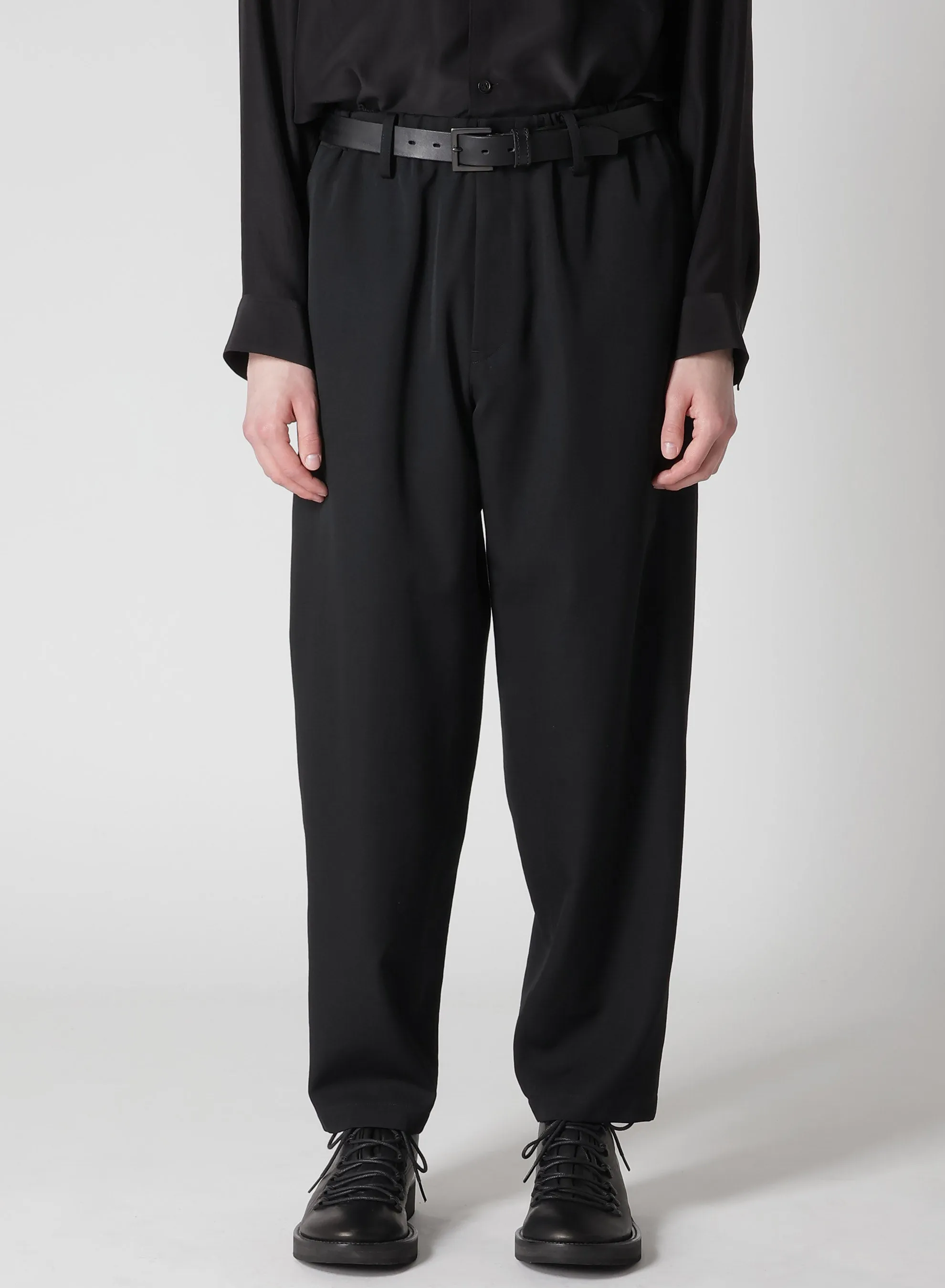 WOOL GABARDINE W STITCH PANTS sold by Yohji Yamamoto product image thumbnail 2