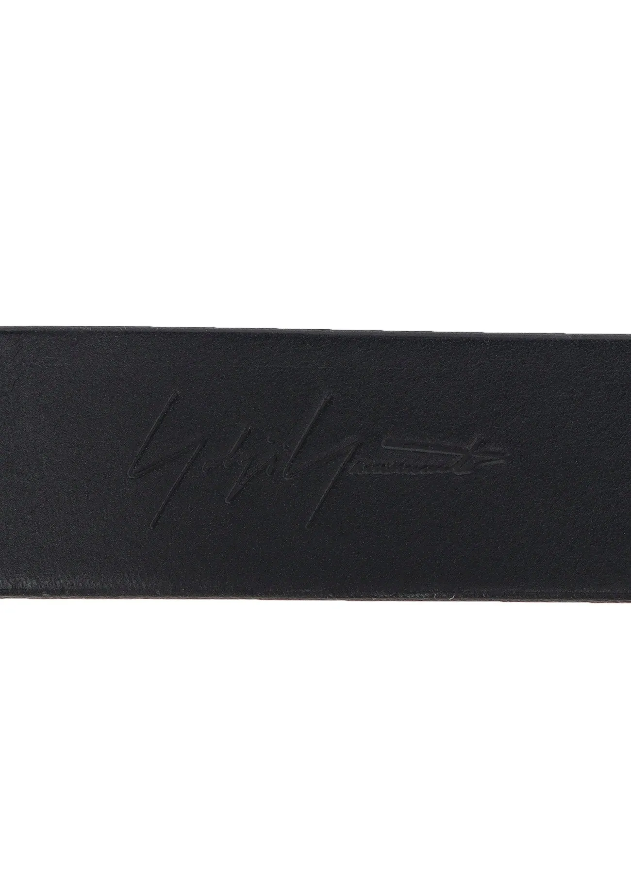 MATTE SOFT OIL LEATHER 30MM PLAIN BELT sold by Yohji Yamamoto product image thumbnail 5