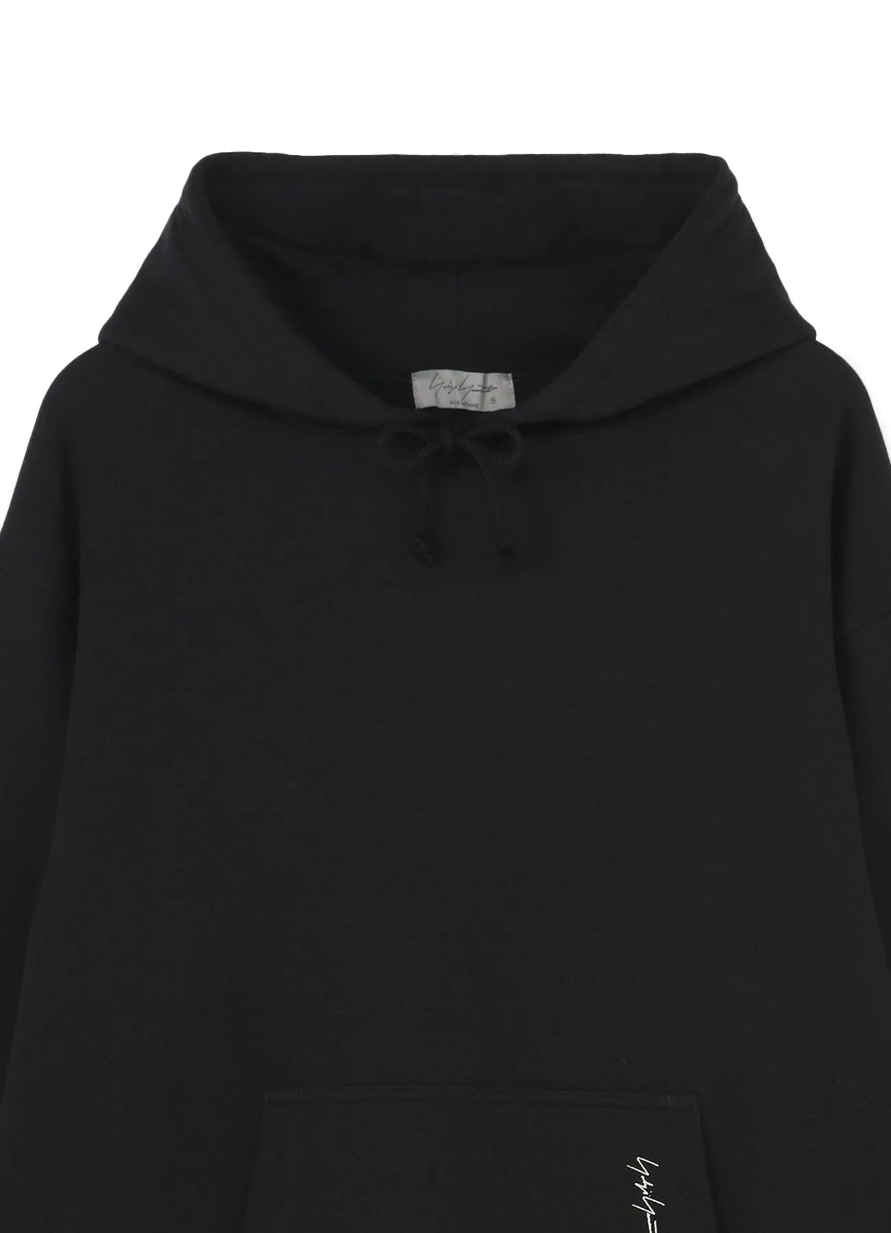 30/10 FLEECE POCKET SIGNATURE PRINT HOODIE sold by Yohji Yamamoto product image thumbnail 4