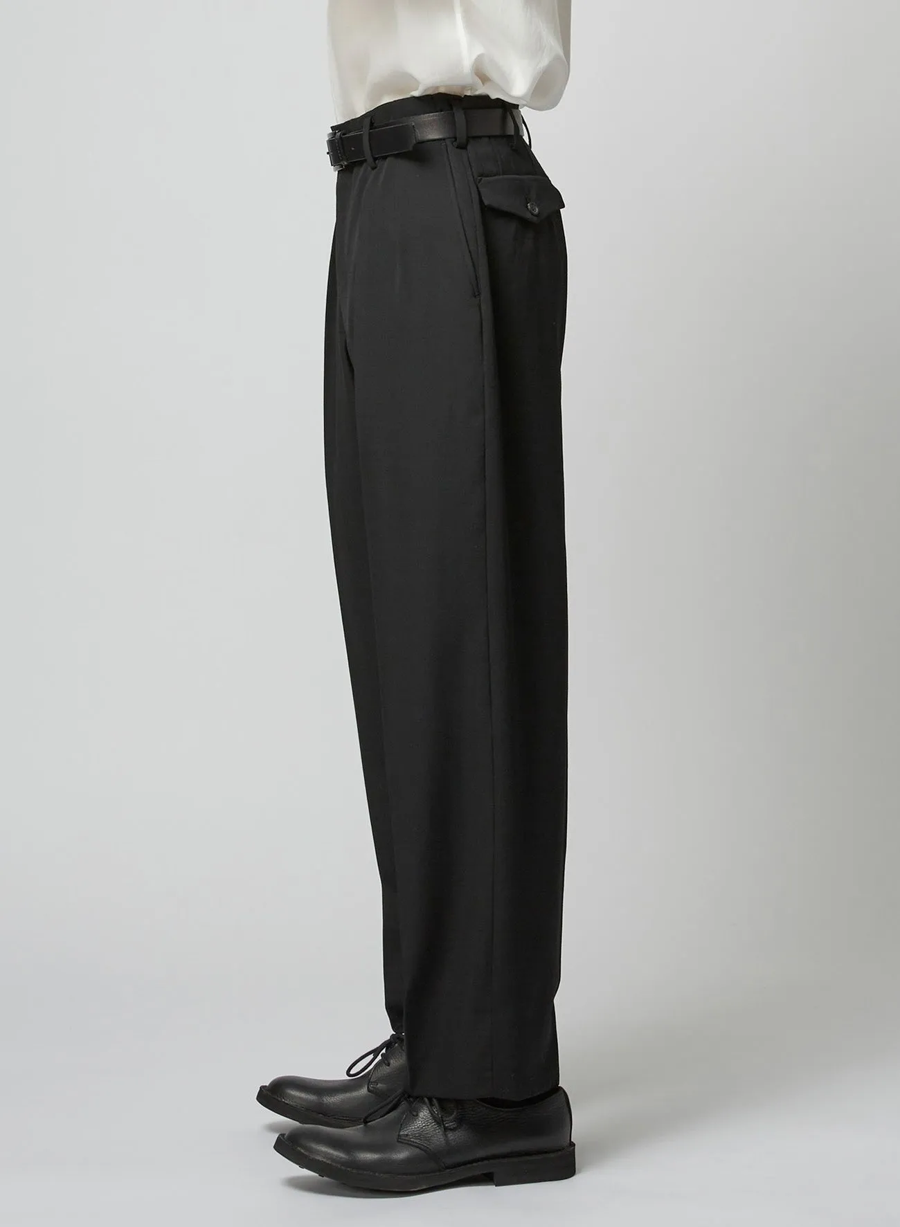 SUIT GABARDINE G-CDH 2TUCK P sold by Yohji Yamamoto product image thumbnail 4