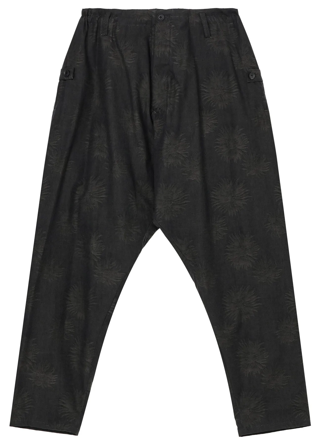 DUNGAREE JQ BLACK SLIM SAROUEL PANTS sold by Yohji Yamamoto product image thumbnail 3