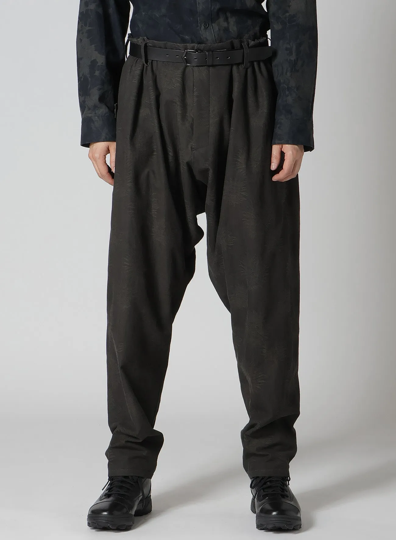 DUNGAREE JQ BLACK SLIM SAROUEL PANTS sold by Yohji Yamamoto product image thumbnail 5