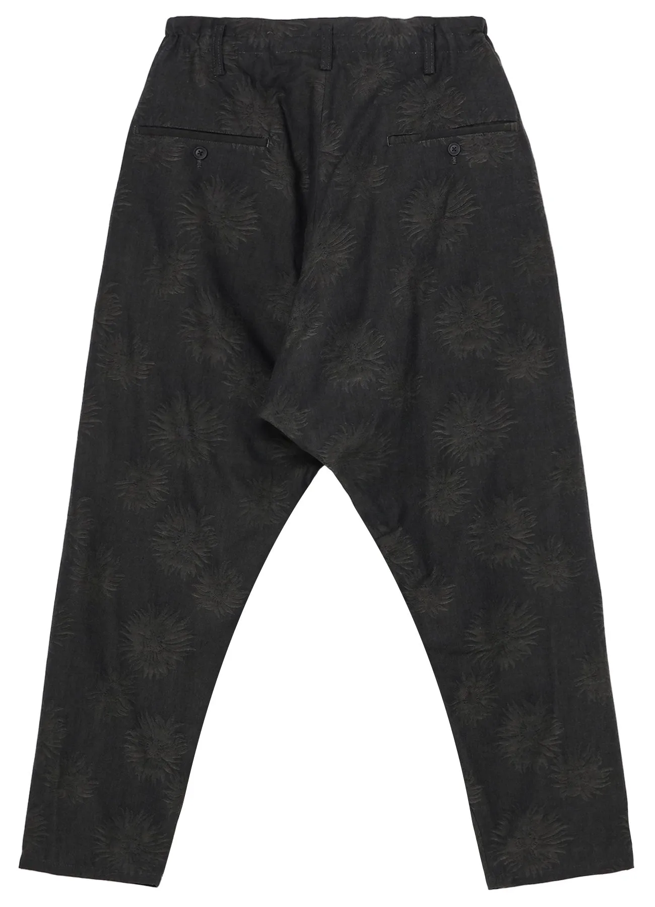 DUNGAREE JQ BLACK SLIM SAROUEL PANTS sold by Yohji Yamamoto product image thumbnail 4