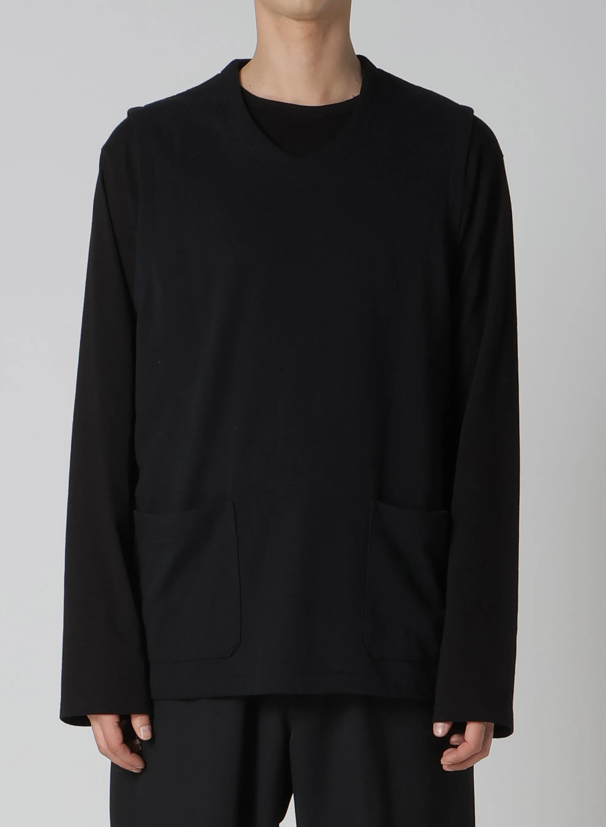 40/- GAUZE FLEECE RE VEST sold by Yohji Yamamoto product image thumbnail 2