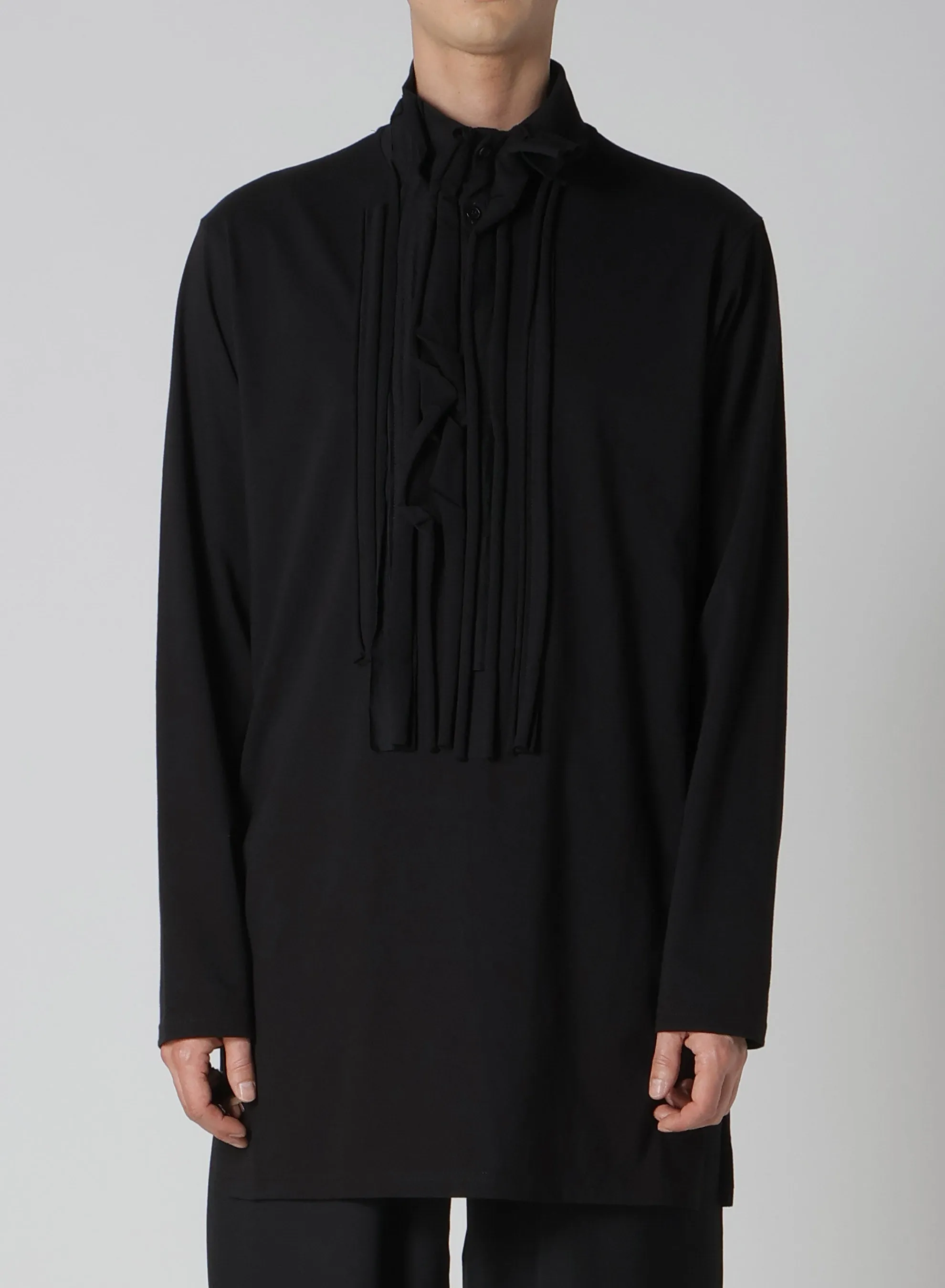 JERSEY DESIGNED ROUND TURTLE LONG SLEEVE sold by Yohji Yamamoto product image thumbnail 2
