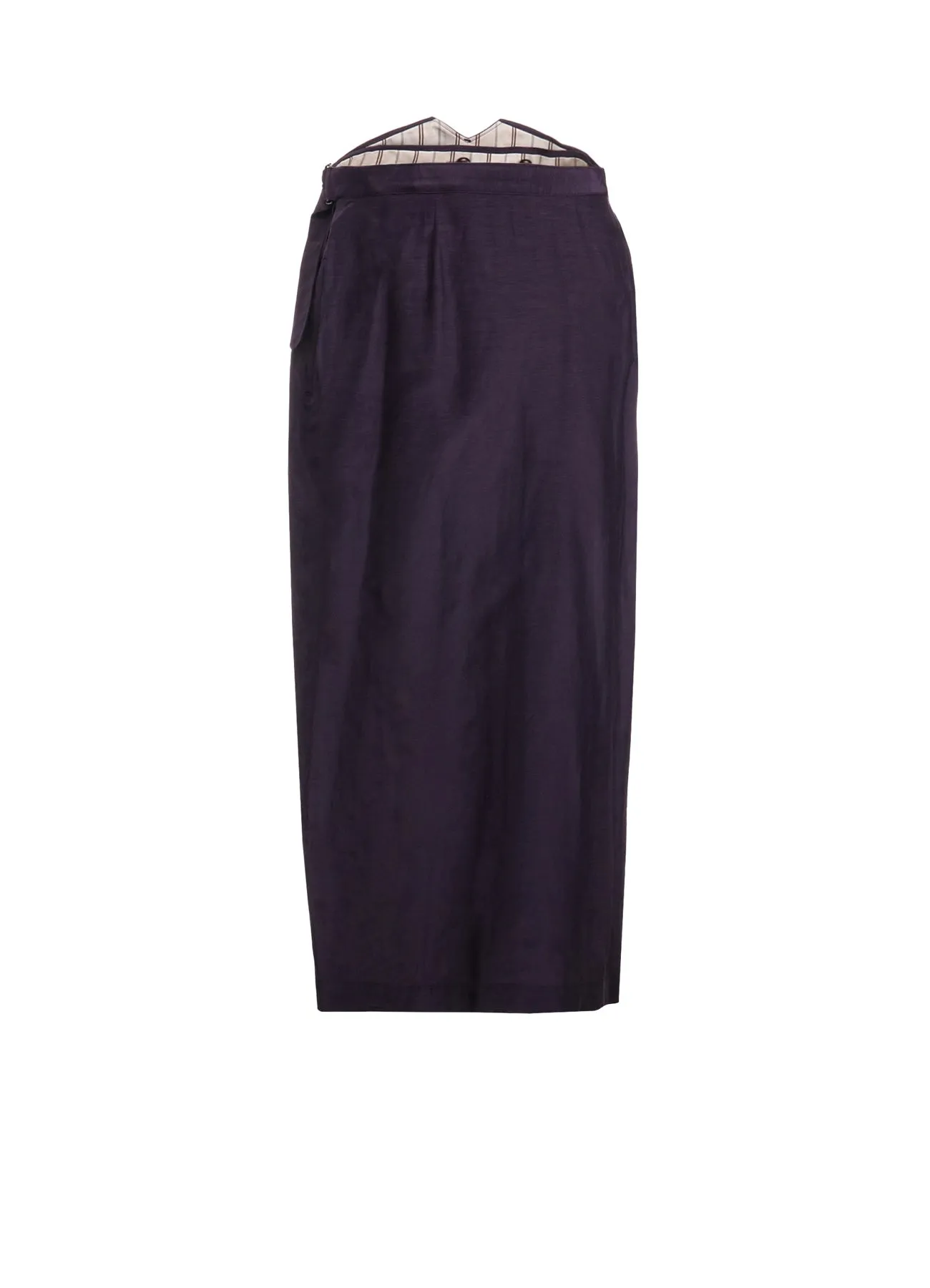 Cu/C/F LAWN PURPLE PEG TOP PURPLE LAWN sold by Yohji Yamamoto