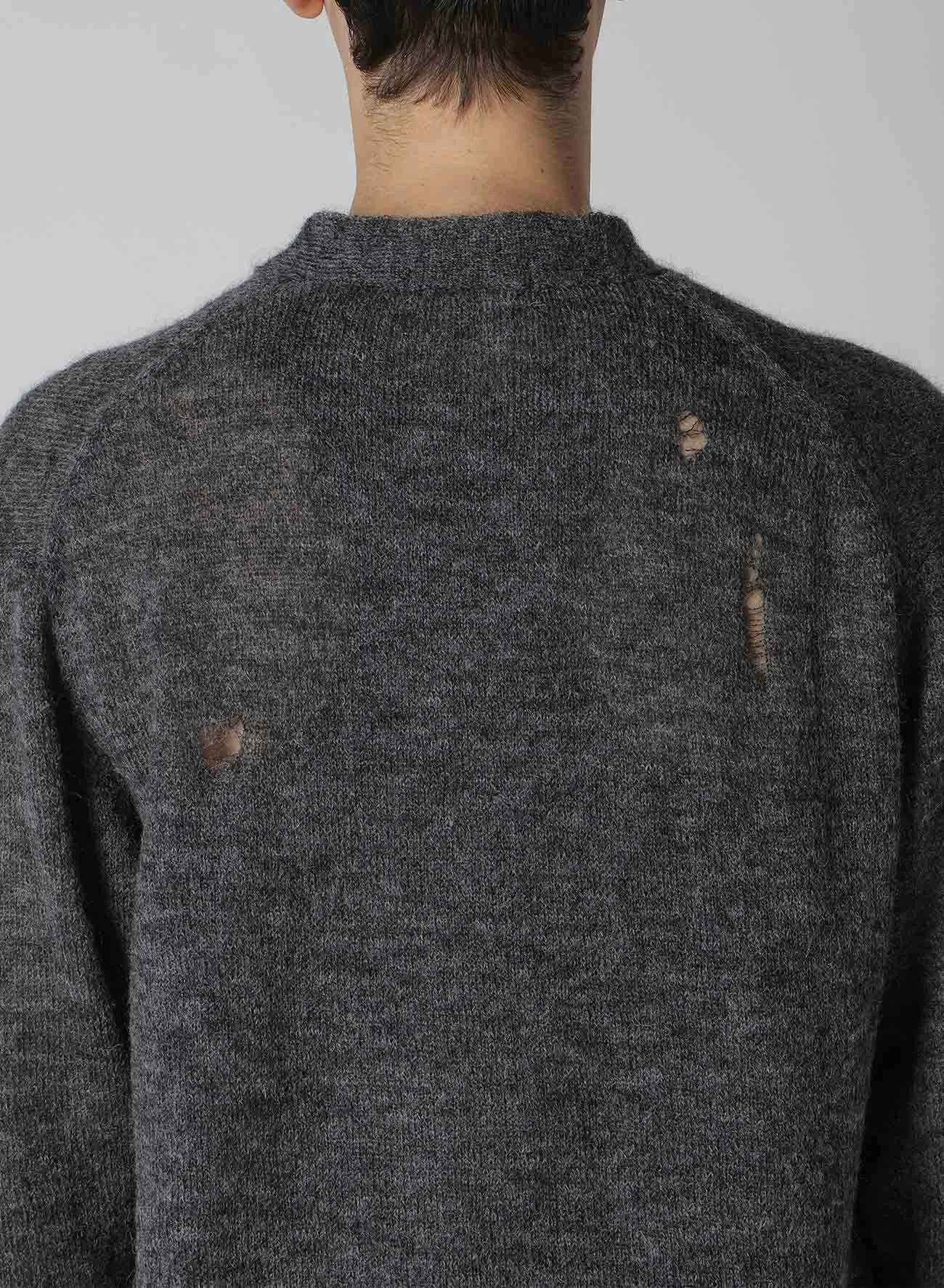 7G1P PLAIN STITCH V LONG CARDIGAN sold by Yohji Yamamoto product image thumbnail 4