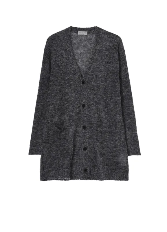 7G1P PLAIN STITCH V LONG CARDIGAN sold by Yohji Yamamoto