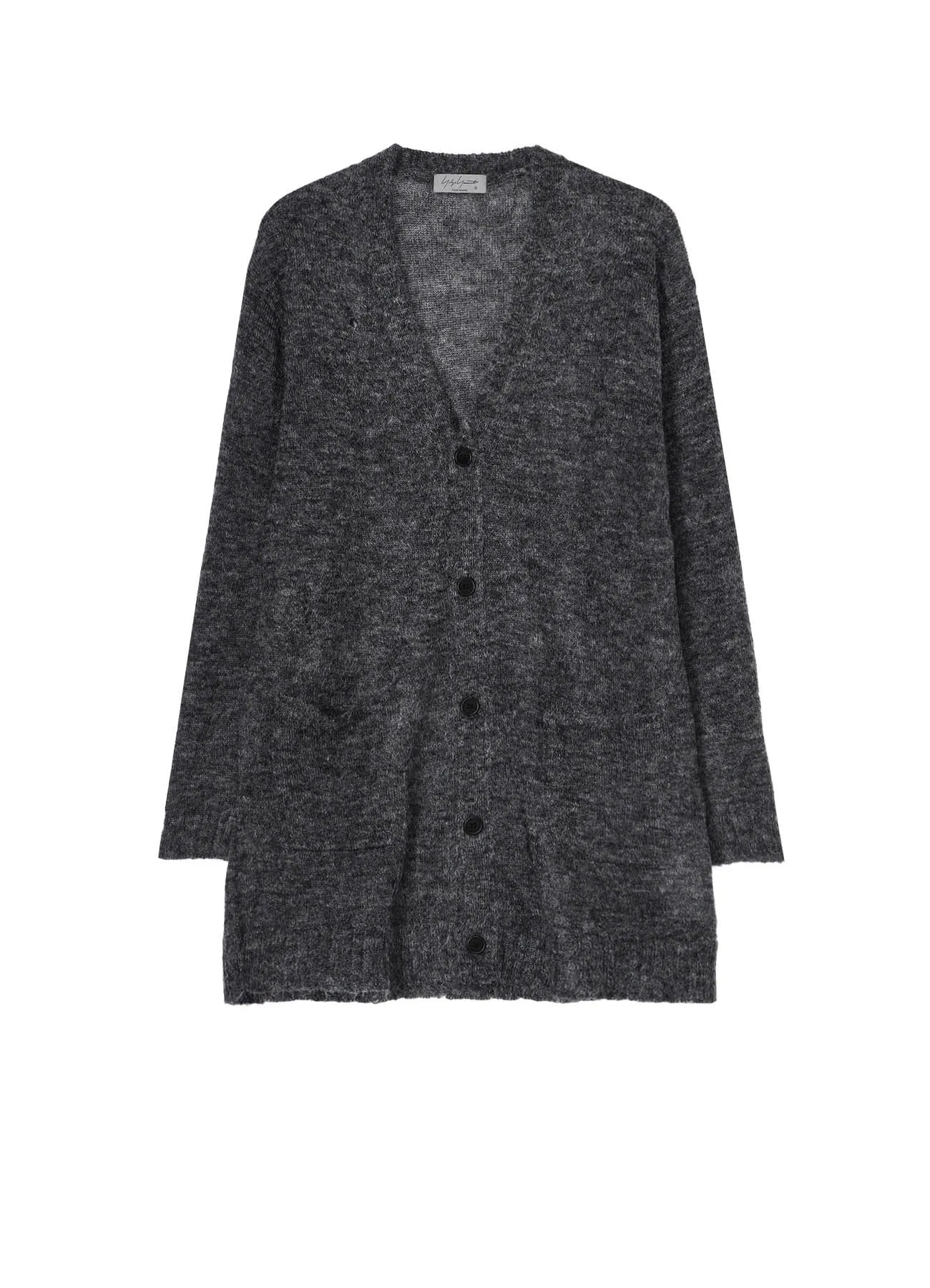 7G1P PLAIN STITCH V LONG CARDIGAN sold by Yohji Yamamoto