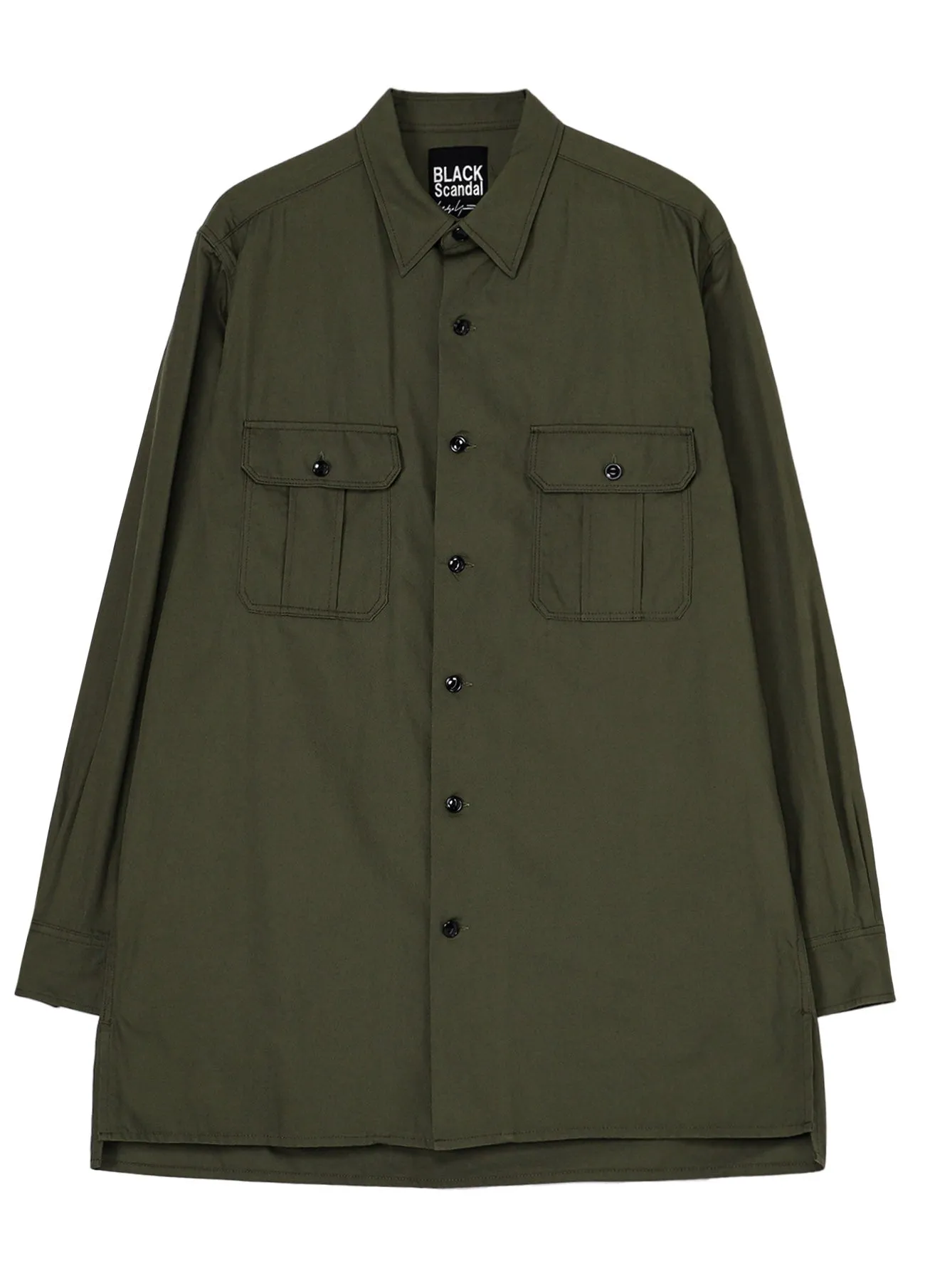 BS・ARMY POPLIN BIG FLAP SHIRT sold by Yohji Yamamoto product image thumbnail 2