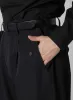WOOL GABARDINE HEM TAB GABARDINE PANTS sold by Yohji Yamamoto