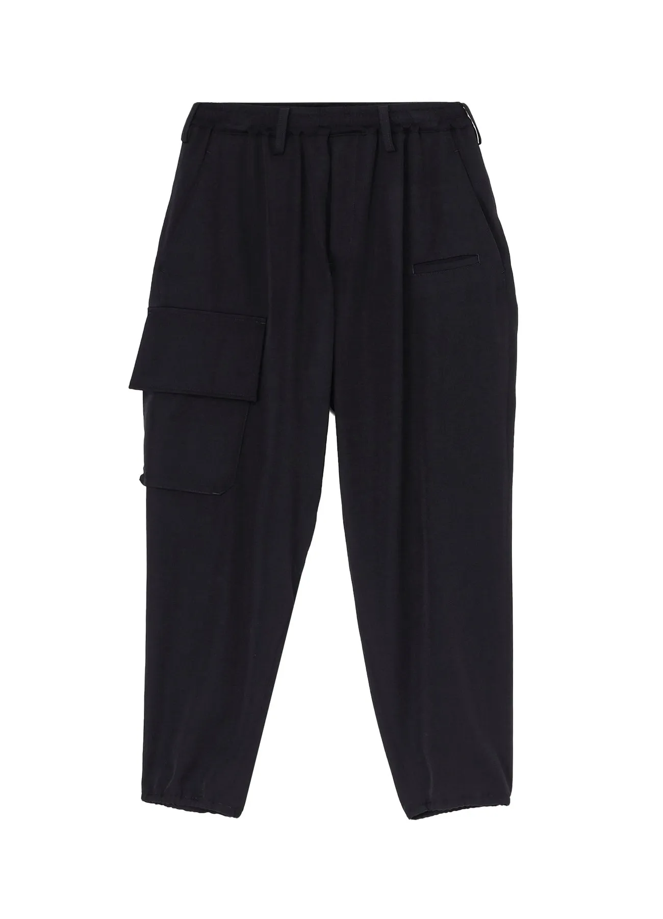 WOOLBARDINE RIB FLAP PANTS sold by Yohji Yamamoto