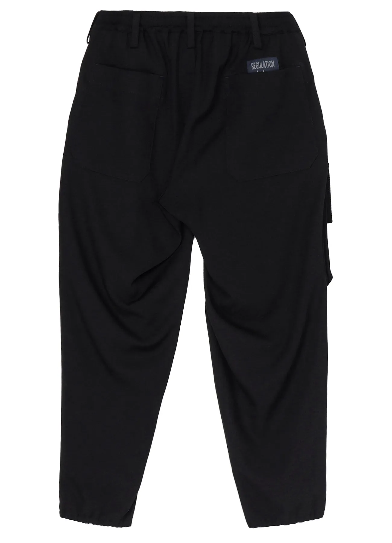 WOOLBARDINE RIB FLAP PANTS sold by Yohji Yamamoto product image thumbnail 3