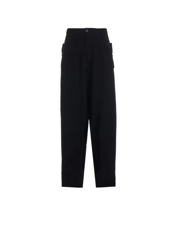 TA TUXEDO FLAP SIDE TUCK PANTS sold by Yohji Yamamoto