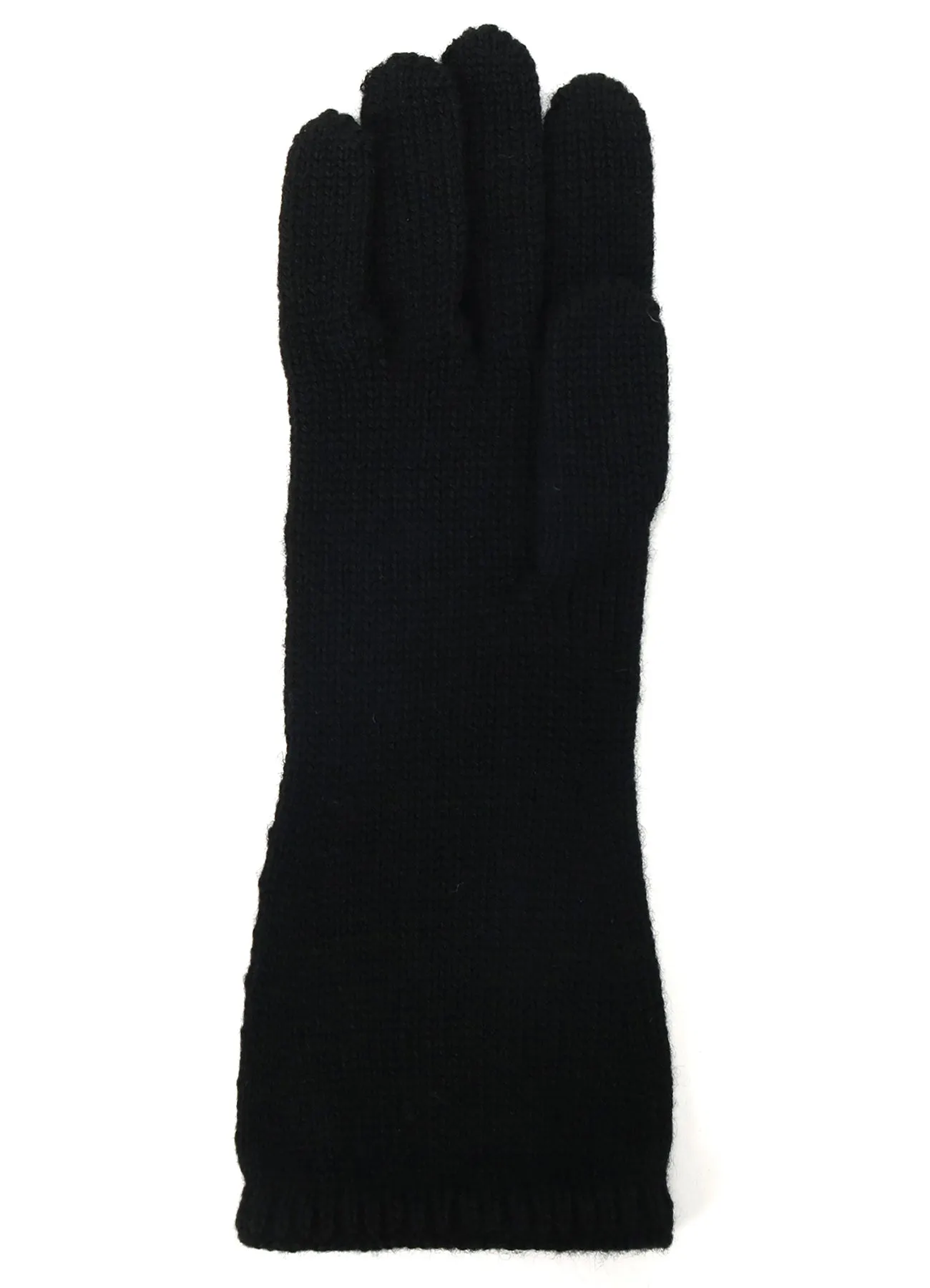 5G/WOOL PANTSLAIN STITCH LONG KNITTED GLOVES sold by Yohji Yamamoto product image thumbnail 5