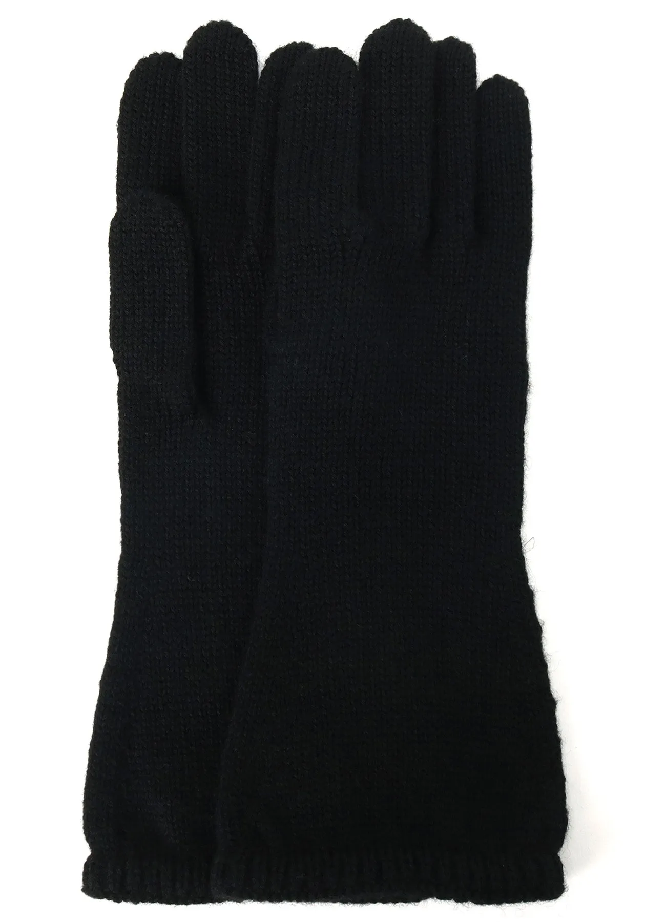 5G/WOOL PANTSLAIN STITCH LONG KNITTED GLOVES sold by Yohji Yamamoto product image thumbnail 3