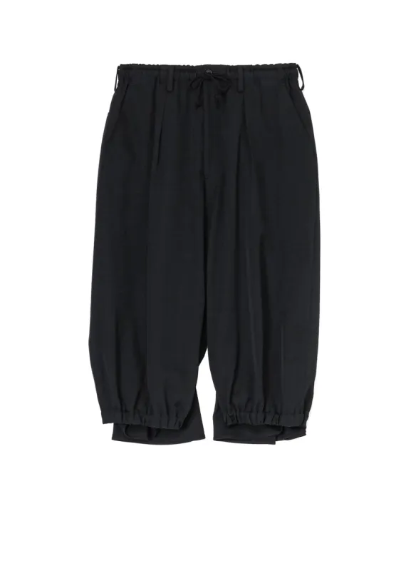 WOOL GABARDINE STANDARD CROW PANTS sold by Yohji Yamamoto