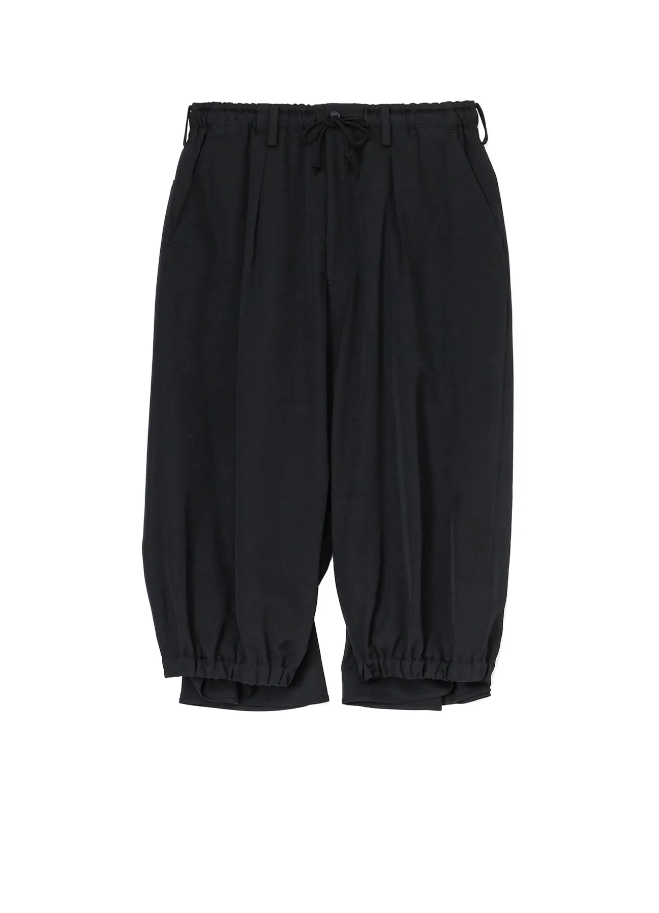 WOOL GABARDINE STANDARD CROW PANTS sold by Yohji Yamamoto