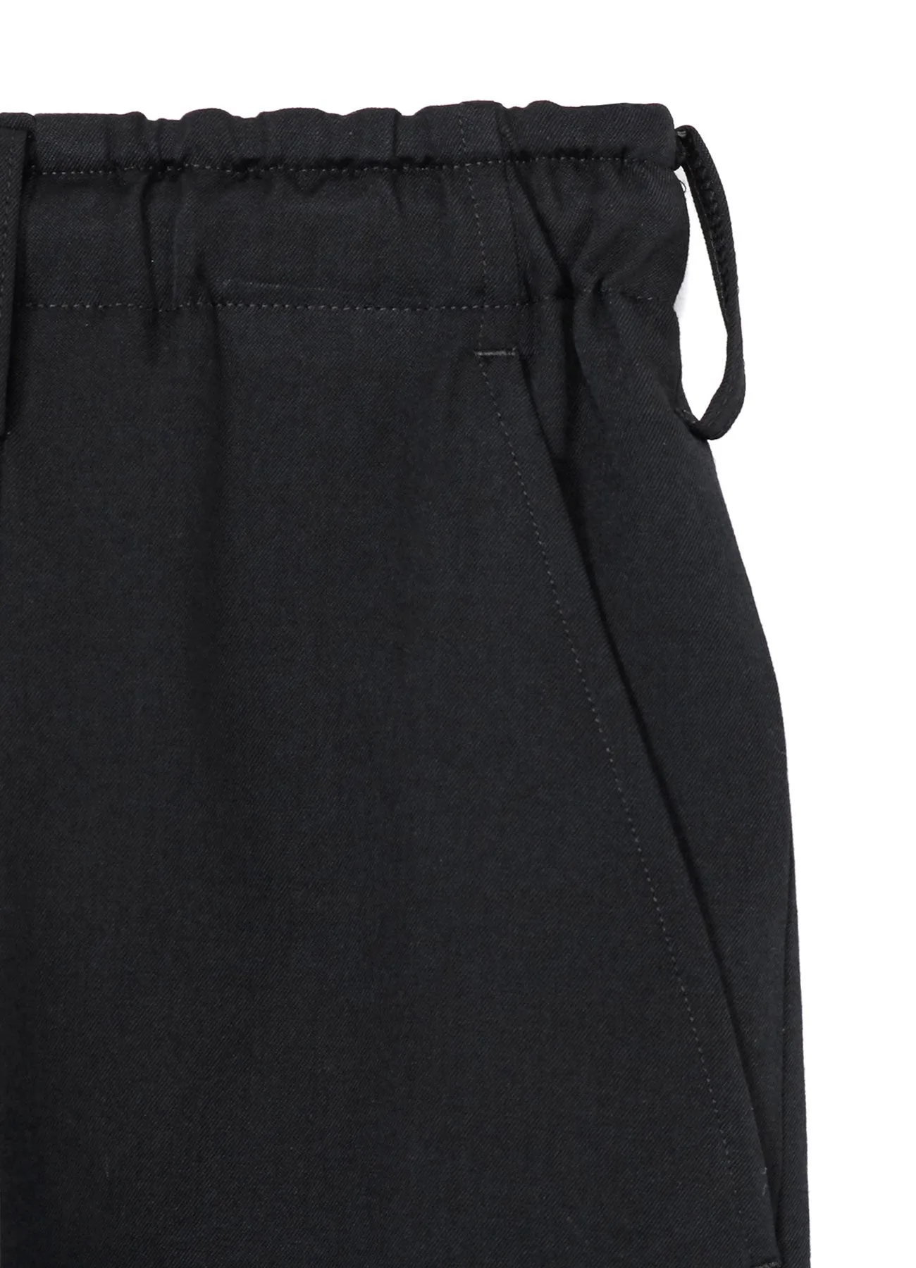 WOOL GABARDINE STANDARD CROW PANTS sold by Yohji Yamamoto product image thumbnail 4