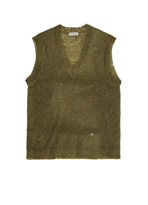 7G1P PLAIN STITCH V VEST sold by Yohji Yamamoto
