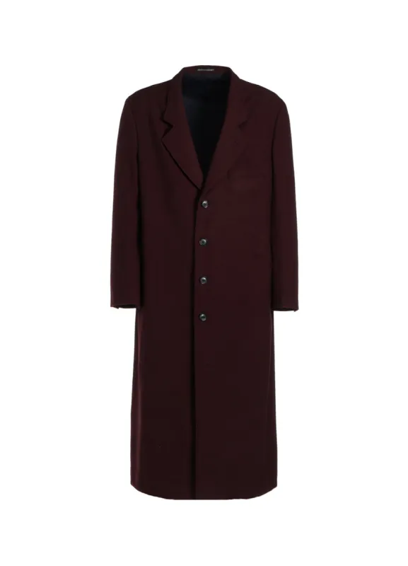 DEEP RED FLANNEL DARK RED LONG JACKET sold by Yohji Yamamoto