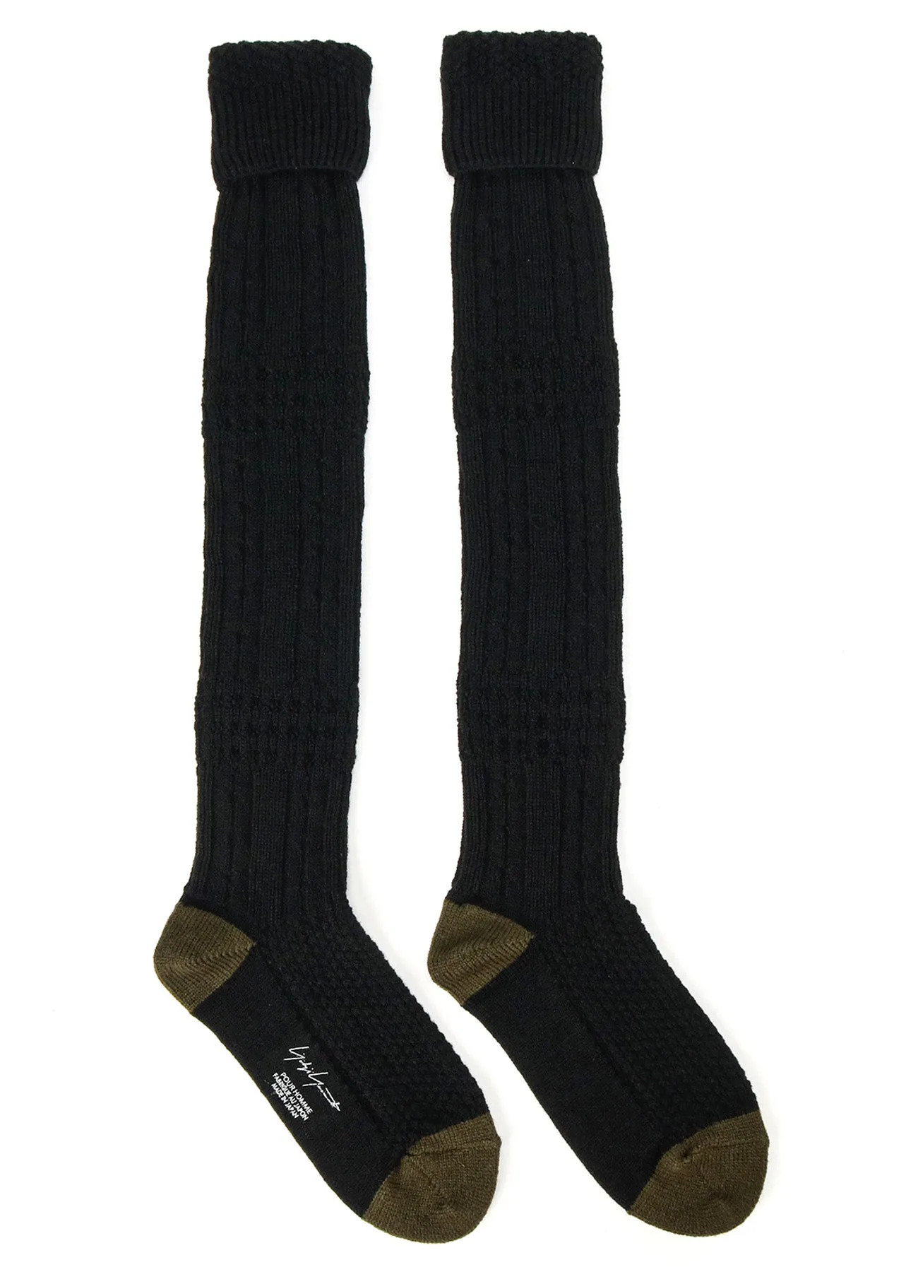 AC/W LONG SOCKS sold by Yohji Yamamoto product image thumbnail 3
