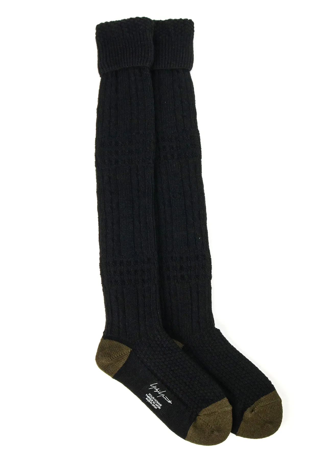 AC/W LONG SOCKS sold by Yohji Yamamoto product image thumbnail 2