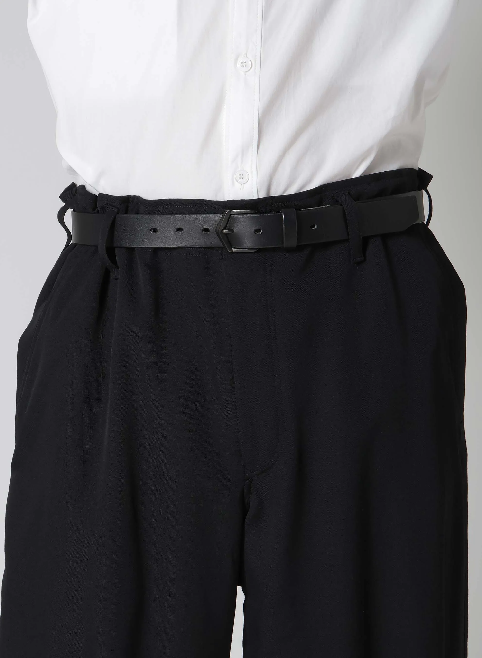 WOOL GABARDINE 3 ST WORK PANTS sold by Yohji Yamamoto product image thumbnail 3