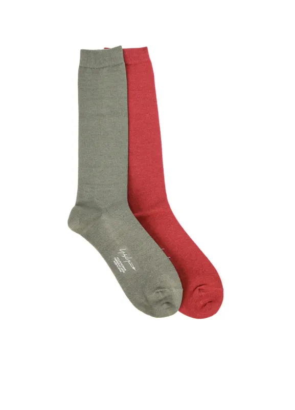 C/AC PLAIN STITCH A PLAIN COLOR HIGH SOCKS sold by Yohji Yamamoto