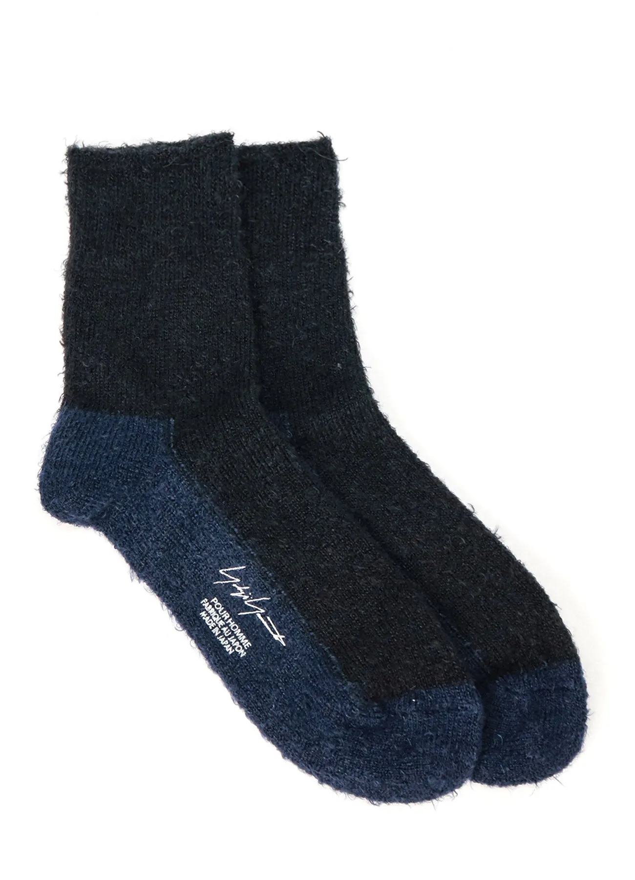 NYLON PLAIN STITCH ANKLE SOCKS sold by Yohji Yamamoto product image thumbnail 2