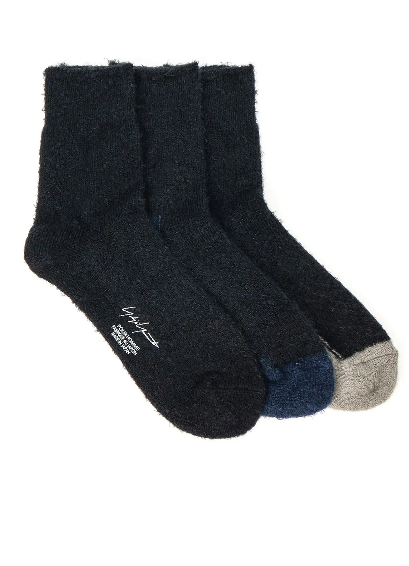 NYLON PLAIN STITCH ANKLE SOCKS sold by Yohji Yamamoto