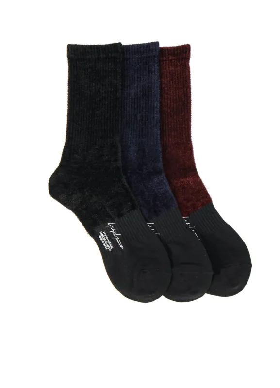 RY/NY MOLE RIB SOCKS sold by Yohji Yamamoto