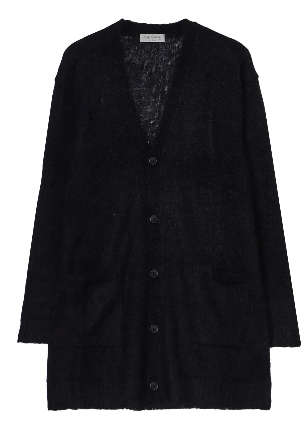 7G1P PLAIN STITCH V LONG CARDIGAN sold by Yohji Yamamoto product image thumbnail 2
