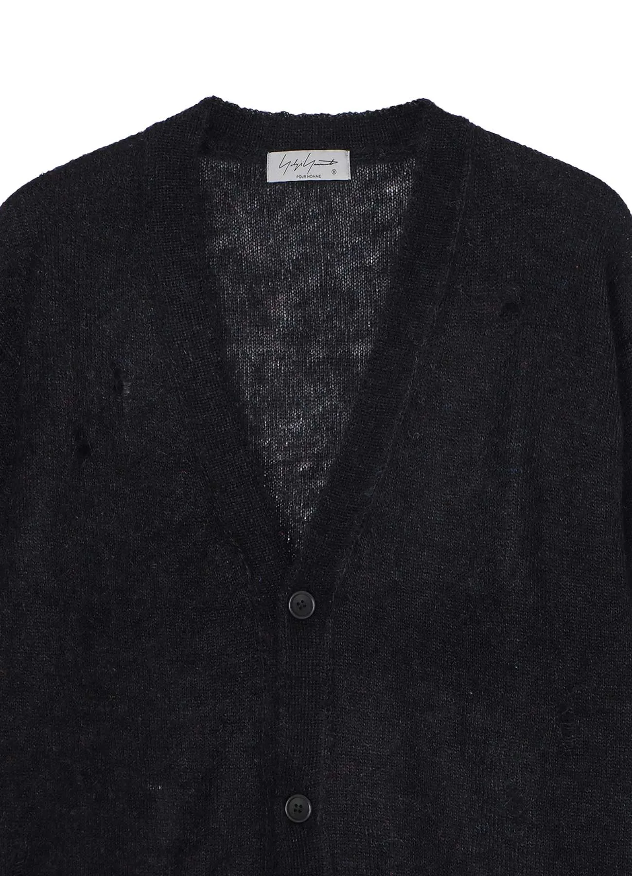 7G1P PLAIN STITCH V LONG CARDIGAN sold by Yohji Yamamoto product image thumbnail 4