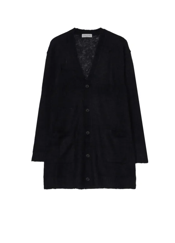 7G1P PLAIN STITCH V LONG CARDIGAN sold by Yohji Yamamoto