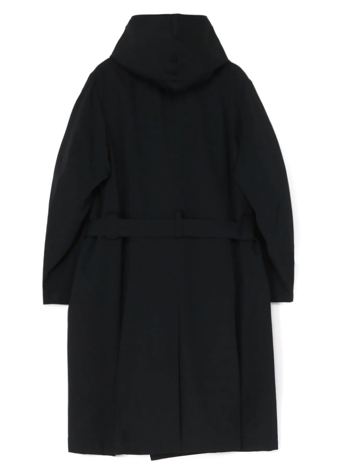 WOOL GABARDINE HOODED COAT sold by Yohji Yamamoto product image thumbnail 3