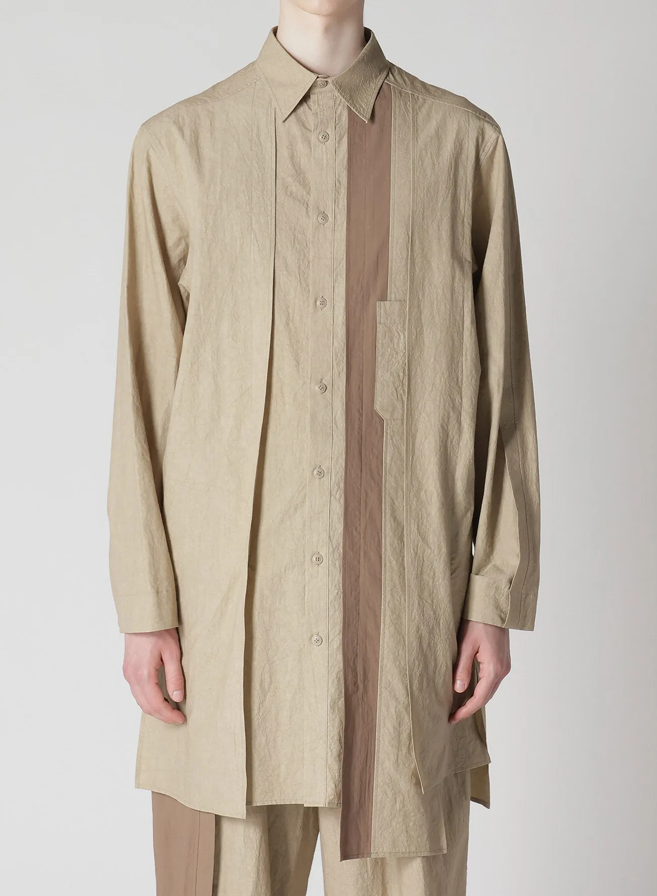 MULTIP PANEL CLOTH BLOUSE sold by Yohji Yamamoto product image thumbnail 2