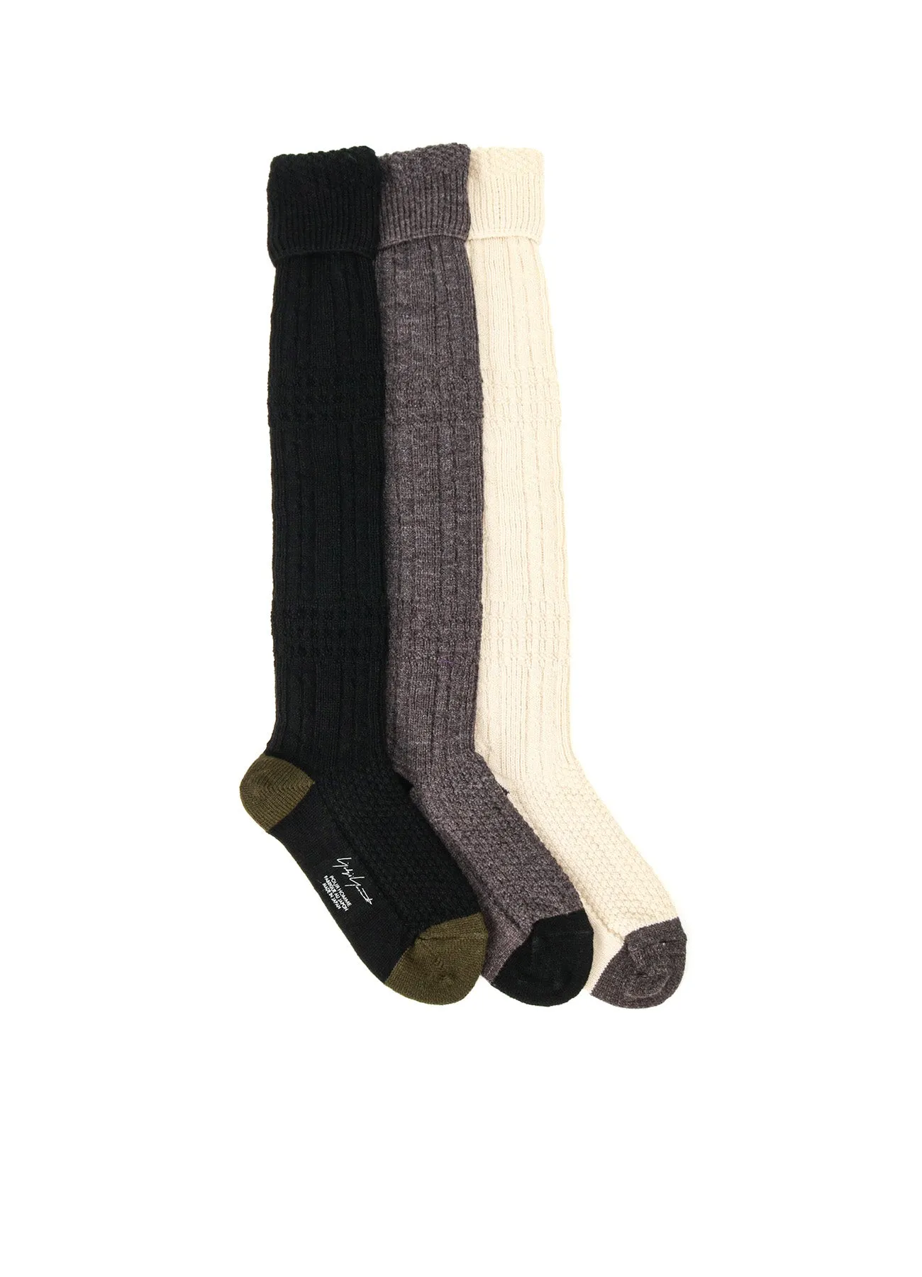 AC/W LONG SOCKS sold by Yohji Yamamoto
