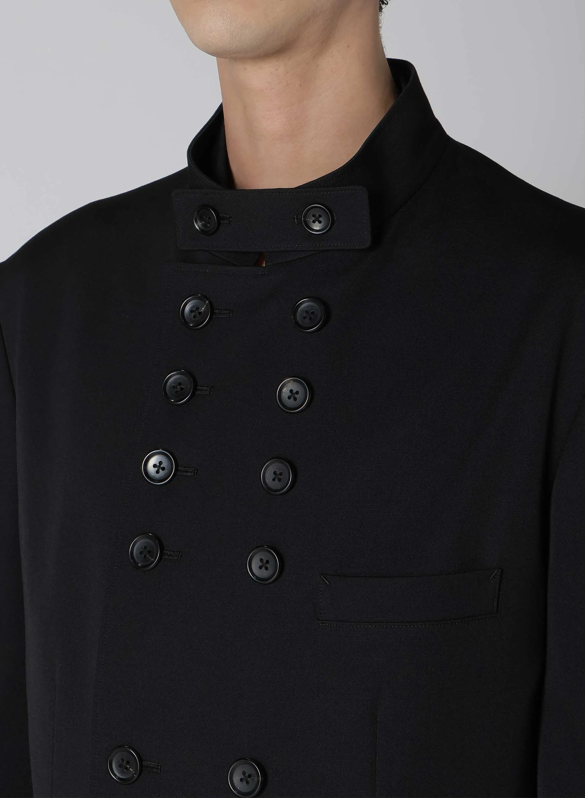 WOOL GABARDINE STAND 20B JACKET sold by Yohji Yamamoto product image thumbnail 3