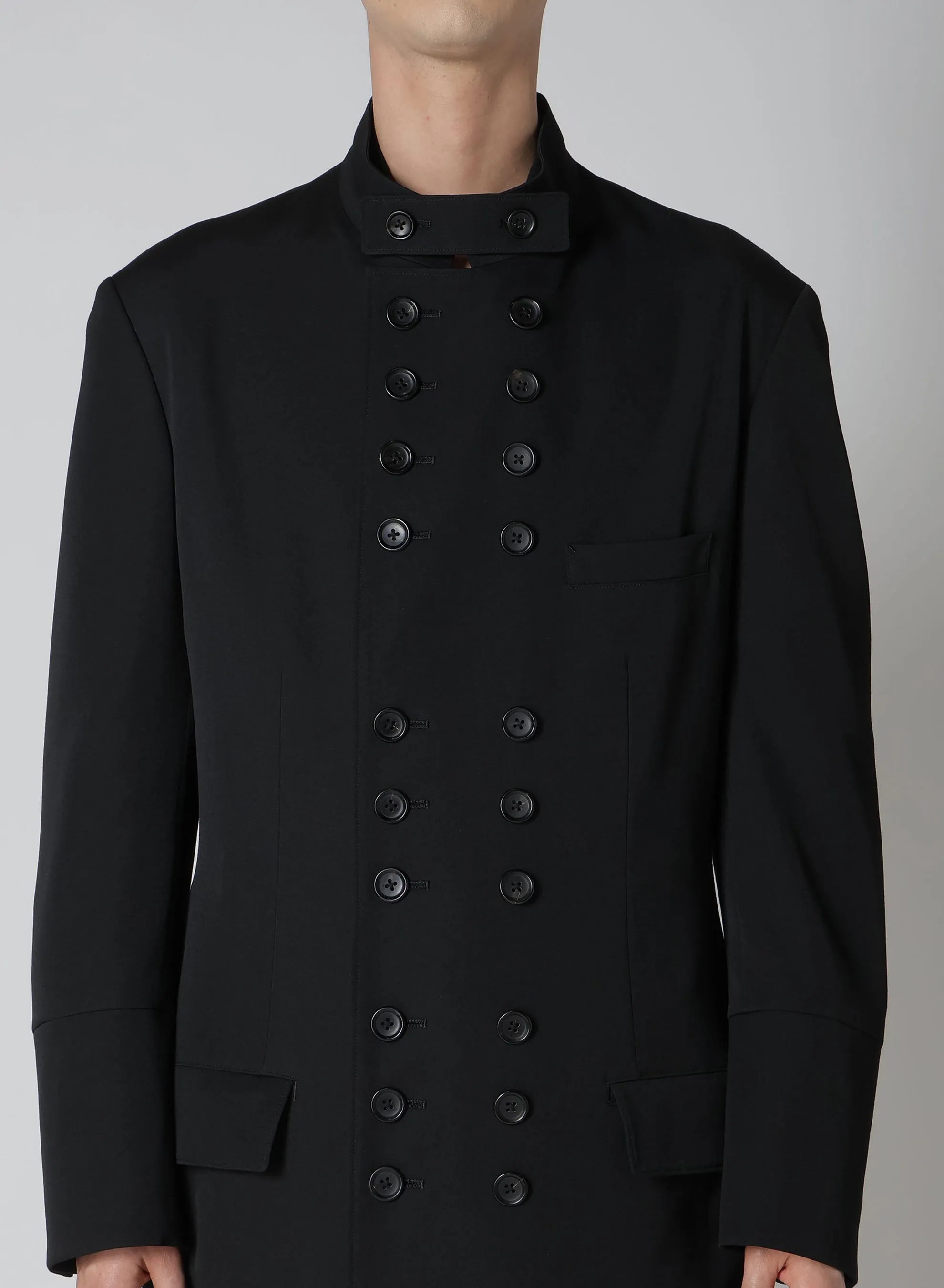 WOOL GABARDINE STAND 20B JACKET sold by Yohji Yamamoto product image thumbnail 4