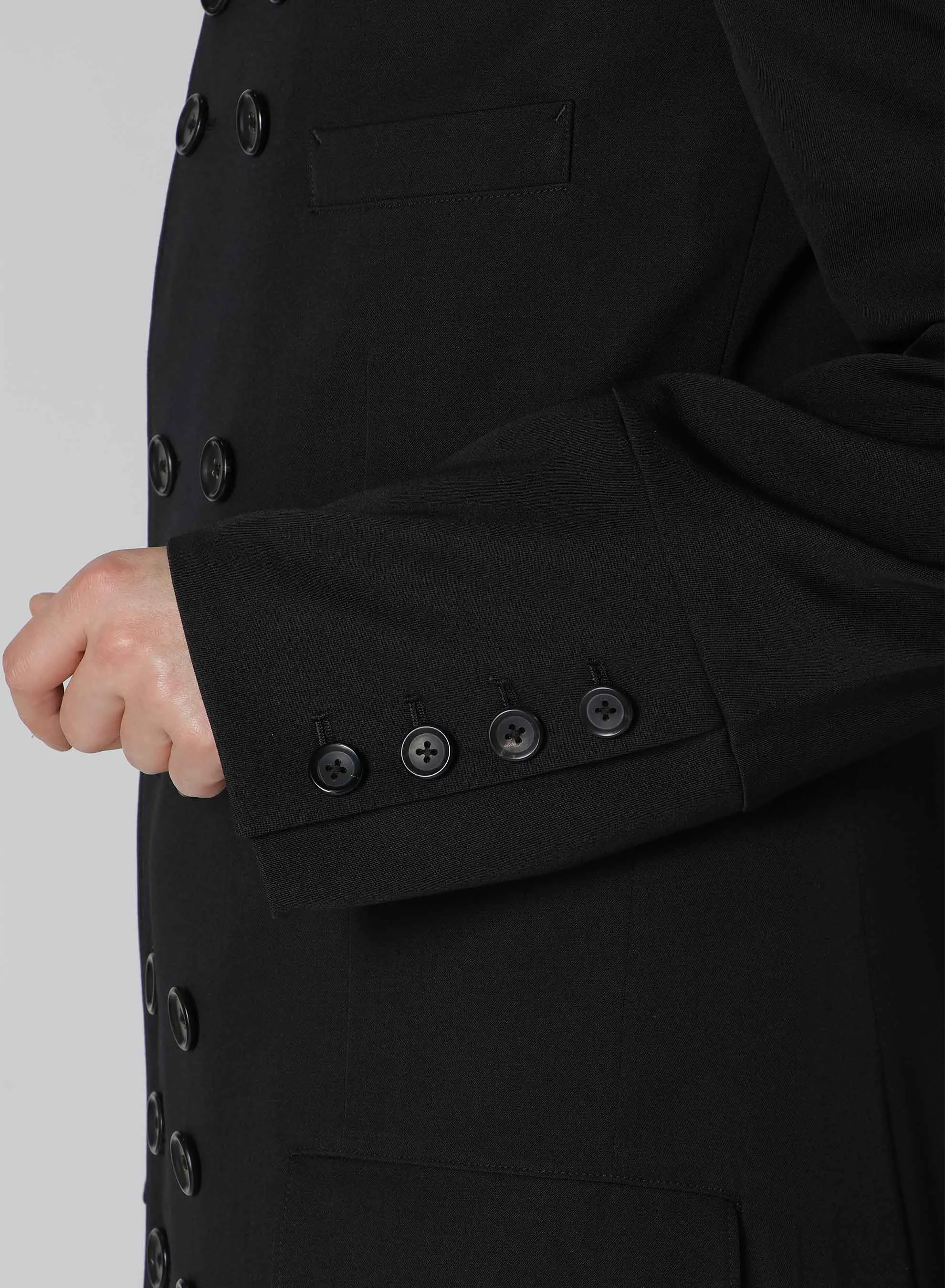 WOOL GABARDINE STAND 20B JACKET sold by Yohji Yamamoto product image thumbnail 5